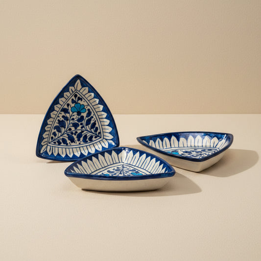 Asim Triangular Dishes, Set of 3