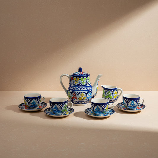 Dilveen Hearts Complete Tea Set