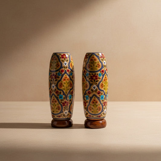 Yasir Floral Lamps, Set of 2