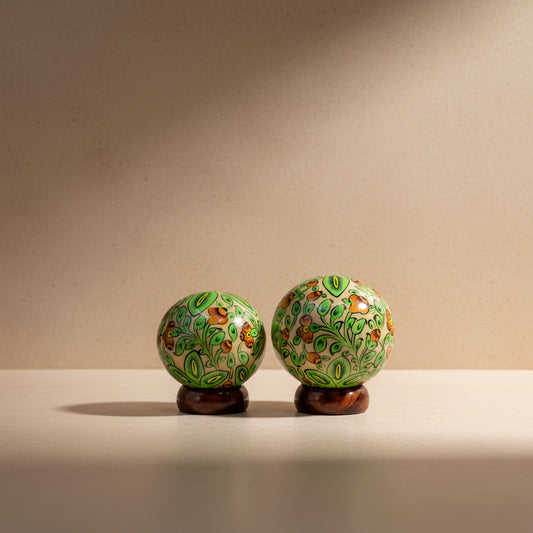Mia Hand-Painted Lamps, Set of 2