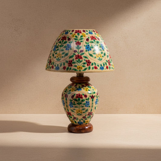 Parveen Hand-Painted Floral Lamp