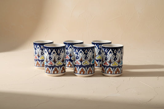 Dilara Heart Shape Mugs, Set of 6