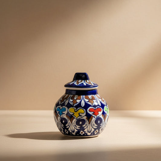 Bahar Blue Ceramic Jar