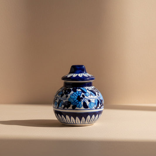 Kalam Floral Decorative Jar