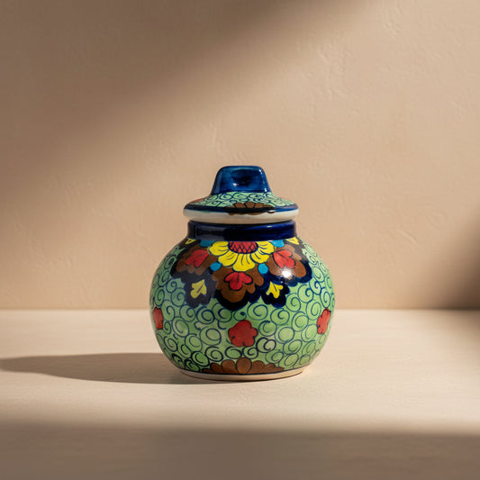 Aarish Rich Green Salt Jar