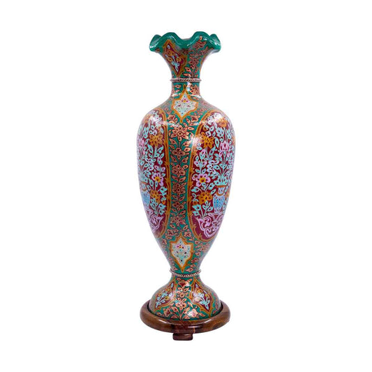 Lamp hand painted large.