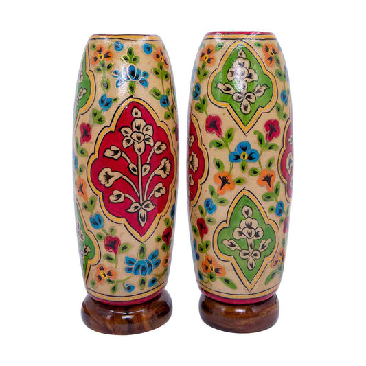 Lamp hand painted large pair.