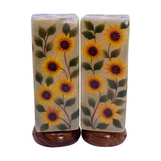 Lamp hand painted medium pair.