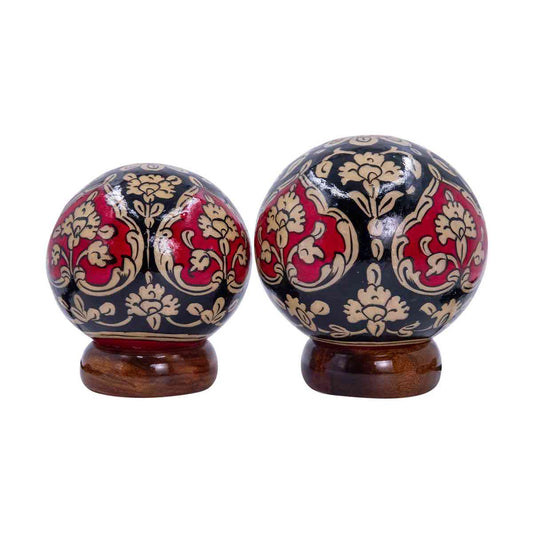 Lamp hand painted set.