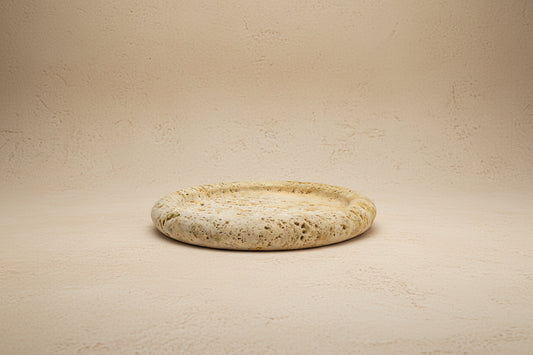 Faizan Textured Travertine Tray