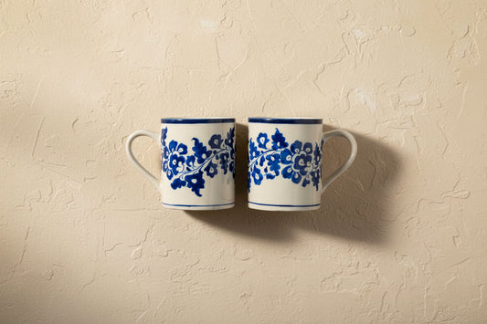 Shireen Cascades Mugs, Set of 2