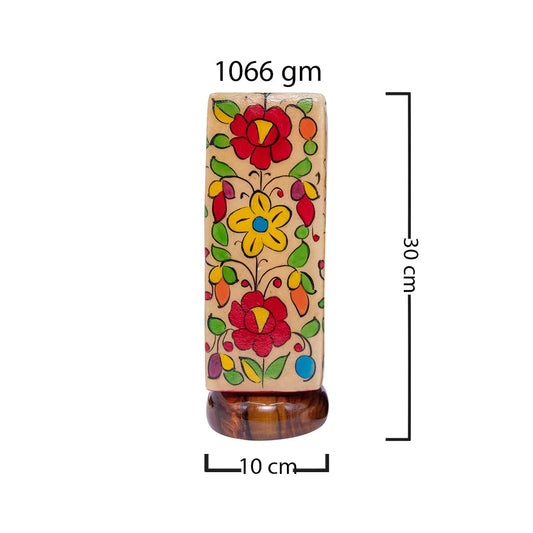 Safa Floral Hand-Painted Lamp, Set of 2