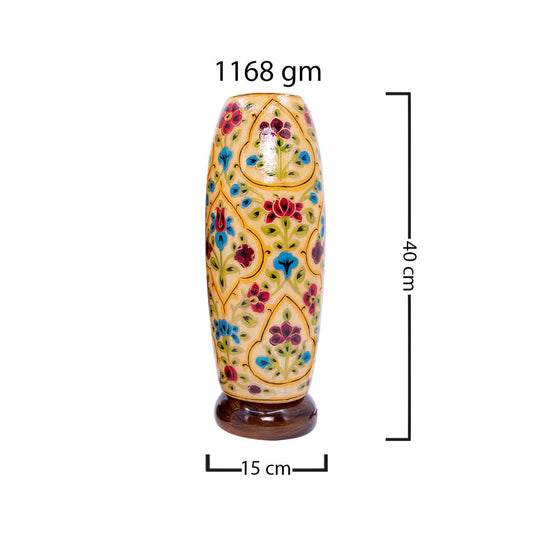 Hina Yellow Floral Lamps, Set of 2