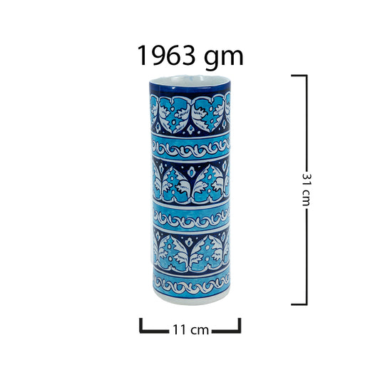 Saheli Indigo Silhouette Vase