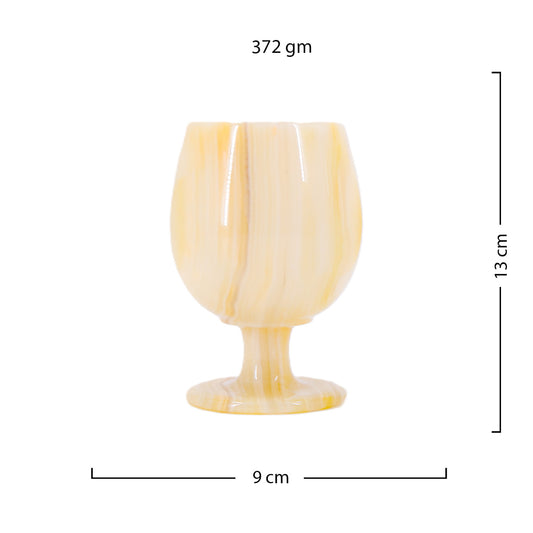 Sang-e-Jaza Onyx Goblets, Set of 2