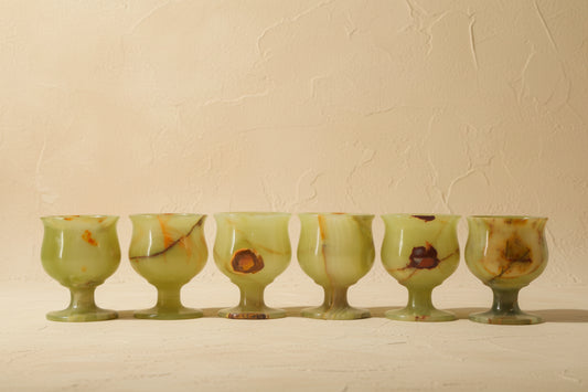 Anuam Onyx Goblets, Set of 6