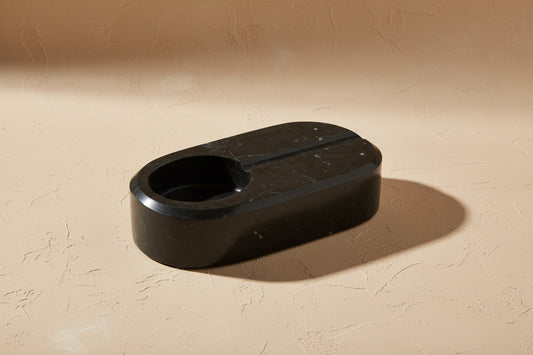 Layl Black Marble Ashtray