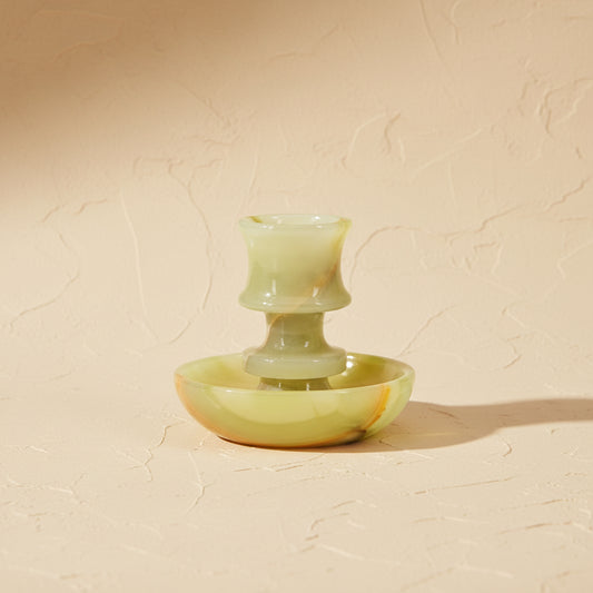Roshan Onyx Taper Candle Holder