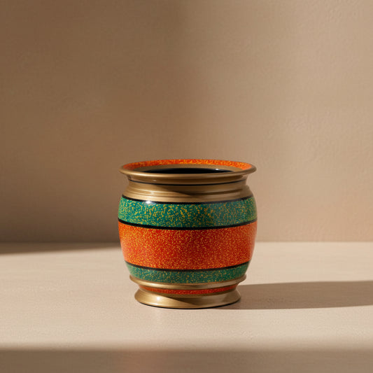 Handcrafted Decorative Planter for Dry Floral Arrangements & Home Décor