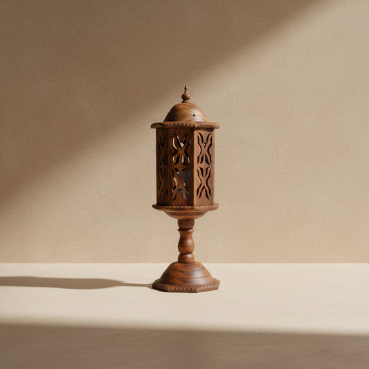 Azhar Small Wooden Lantern