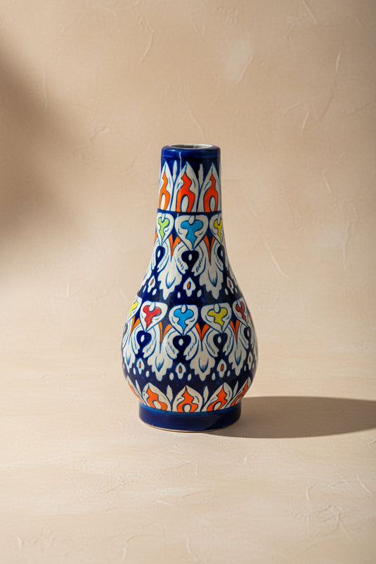 Dhanak Multi-Colored Tall Vase