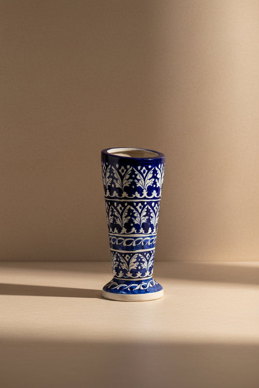Rida Geometric Footed Vase