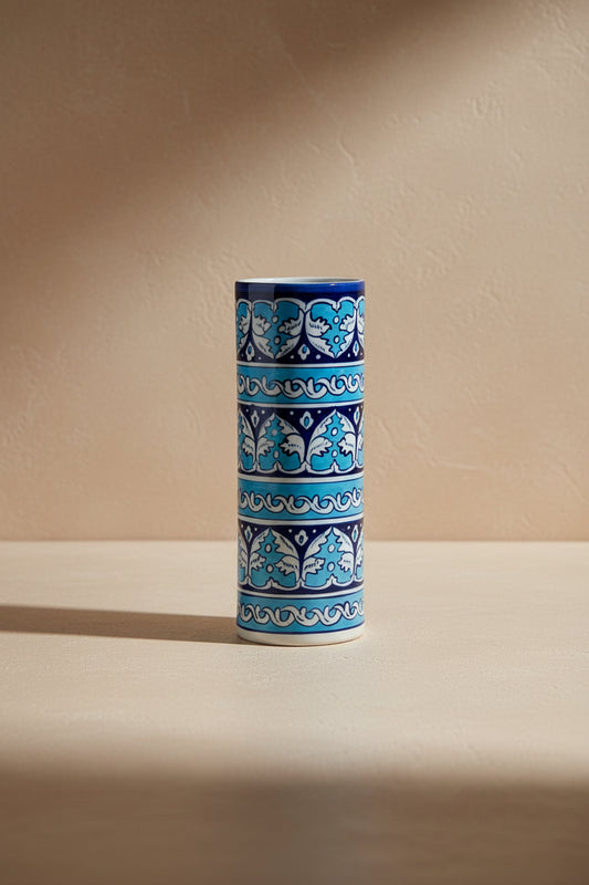 Saheli Indigo Silhouette Vase