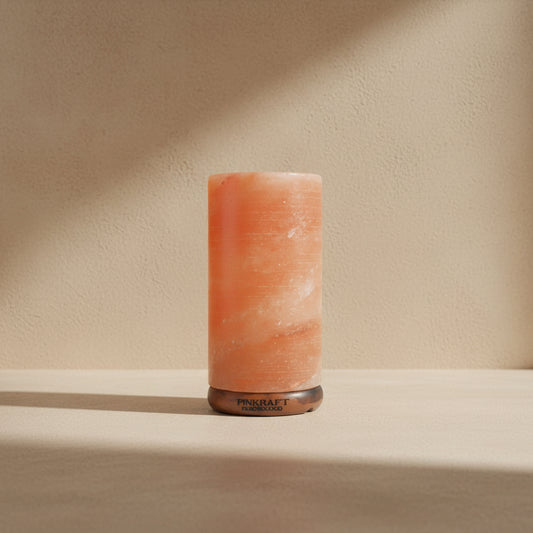Faraaz Tall Cylinder Salt Lamp