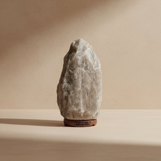PinKraft Brand, Himalayan Pink Salt Lamp, Natural Crystal Hand Carved, For bedroom and Office.