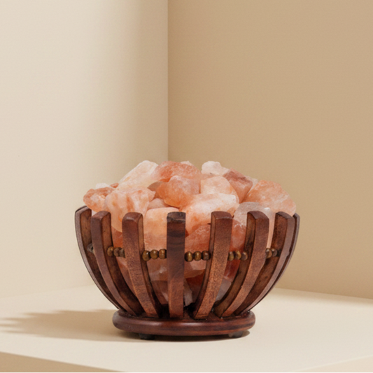 PK Wooden Basket Table Lamp